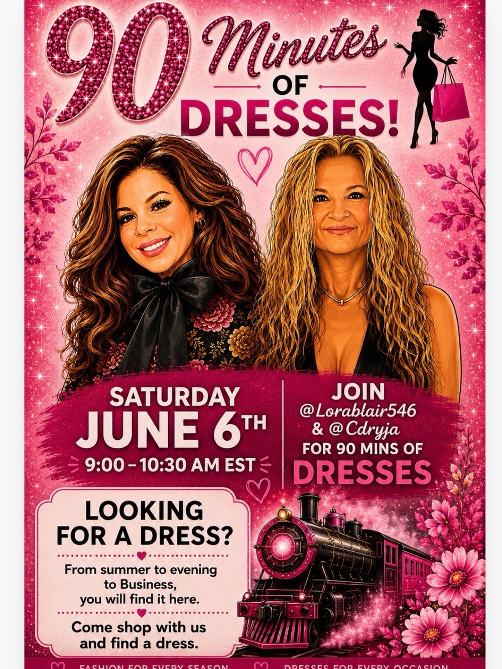 PLEASE JOIN ME FOR MY NEXT LIVE SHOW !